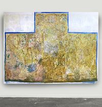 Inverted T, 200 &times; 260 cm (diptych), oil on canvas, 2026