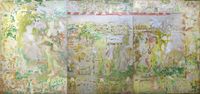 s:t, 195 x 390 cm, oil on linen, 2024